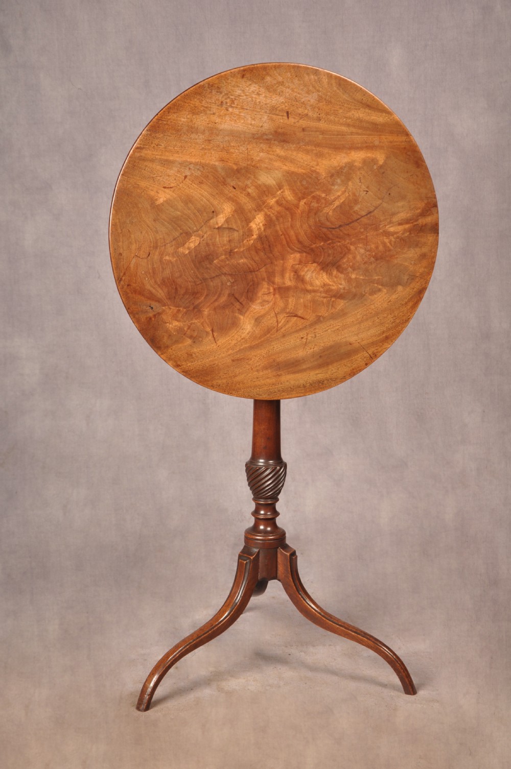 Late 18th Century Mahogany Tripod Table View II