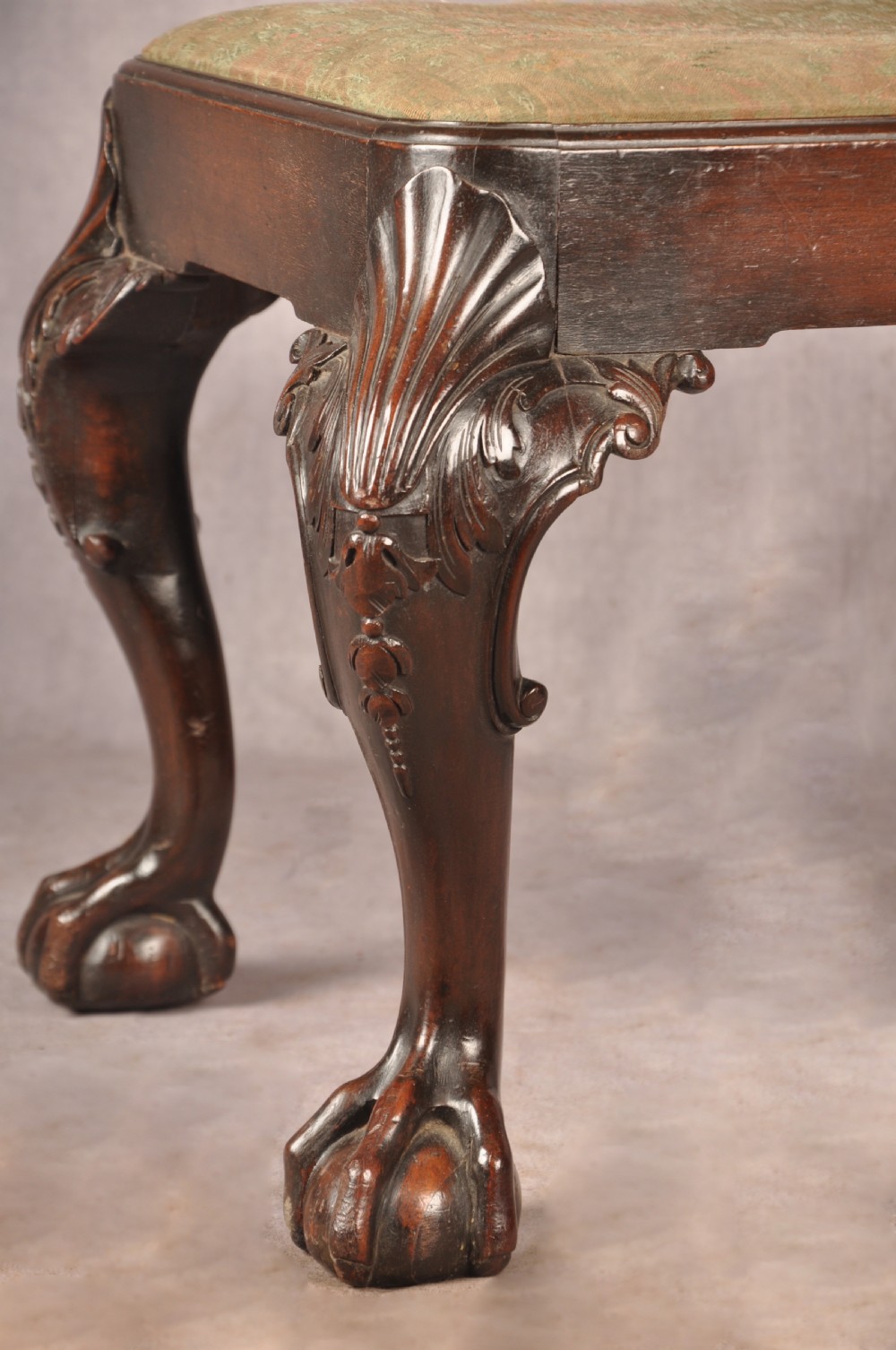 19th Century Mahogany Stool View II