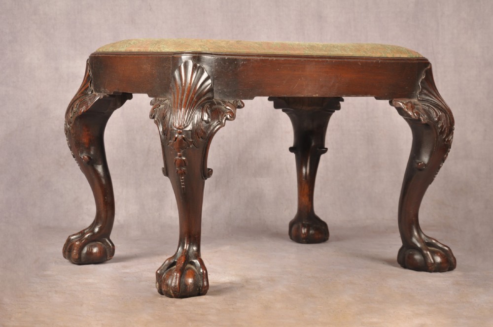 19th Century Mahogany Stool View VI