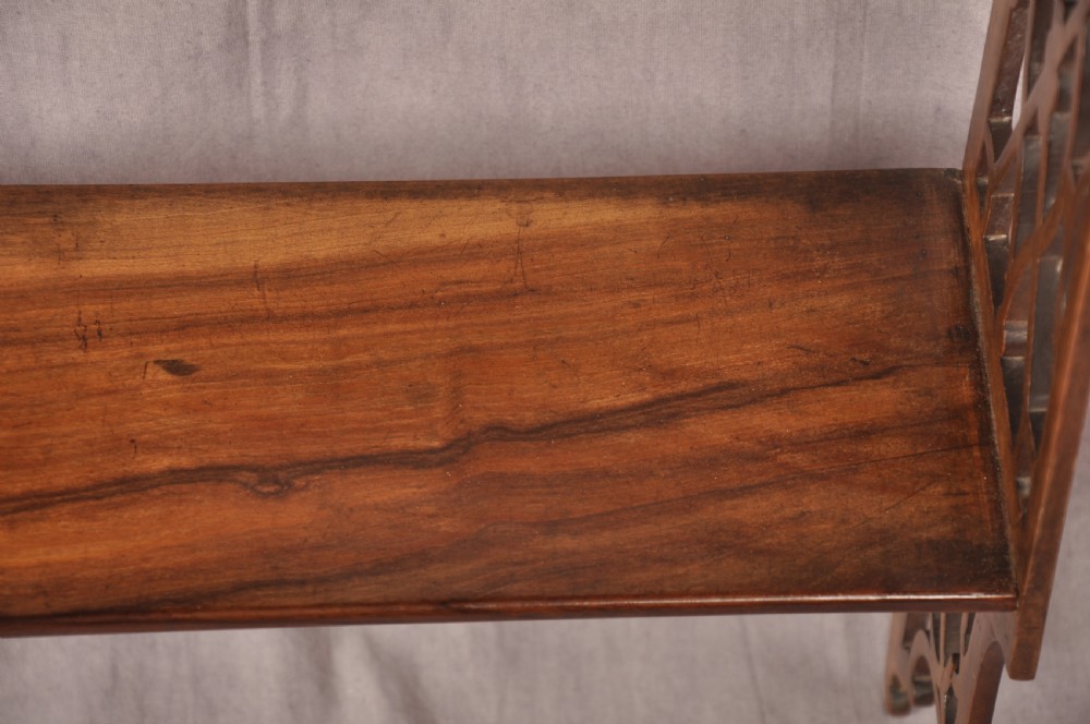 18th Century Padouk wood Chippendale Hanging Shelves View XII