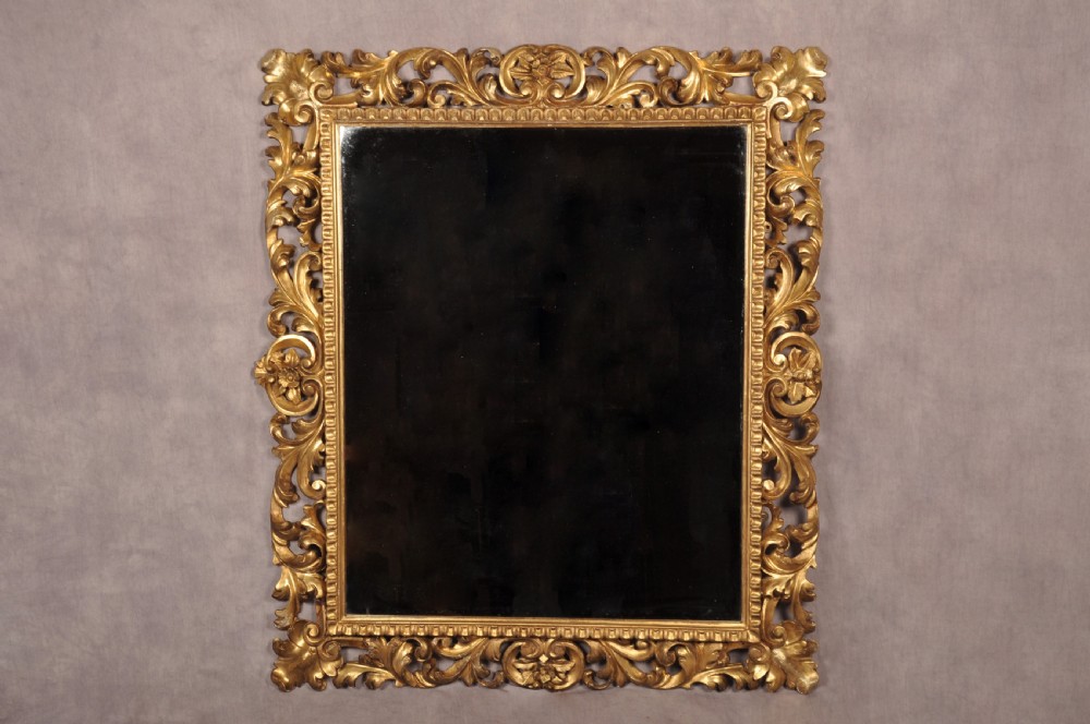 Large late 18th Century Florentine Mirror 