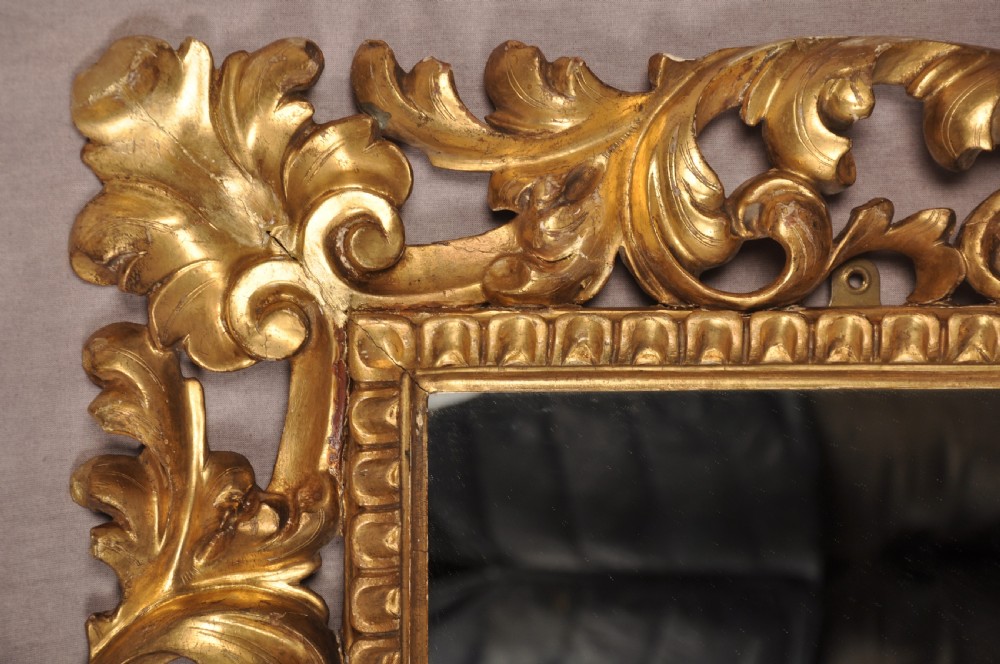 Large late 18th Century Florentine Mirror  View III