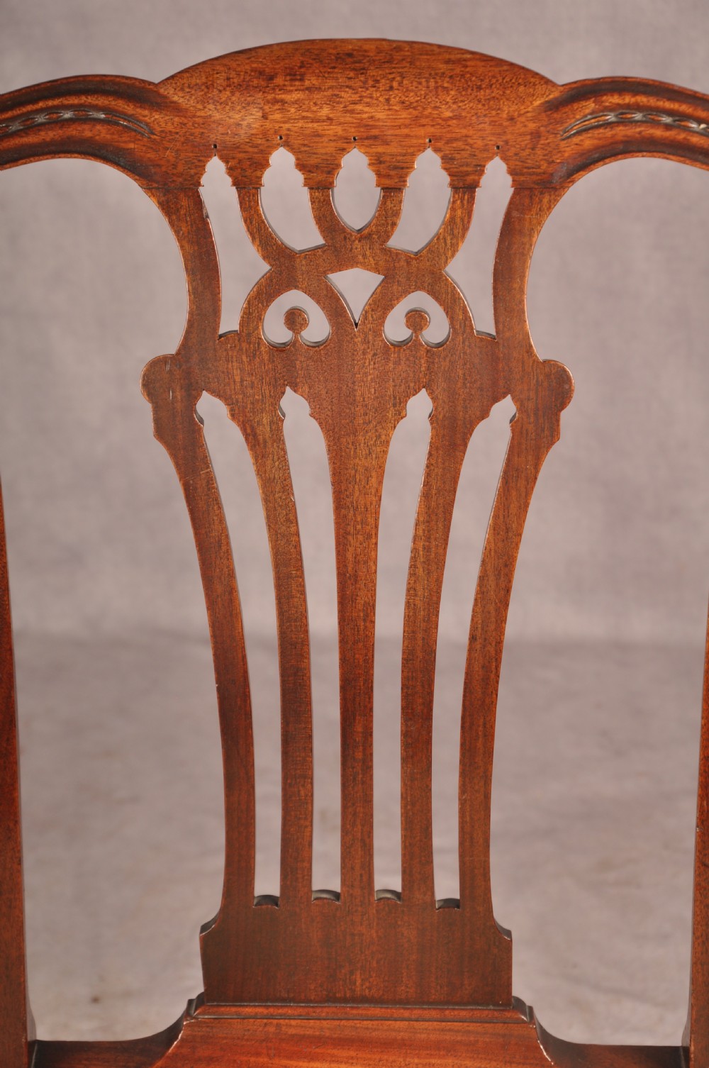 Fine Set Of Six Late 18th Century Chippendale chairs View V