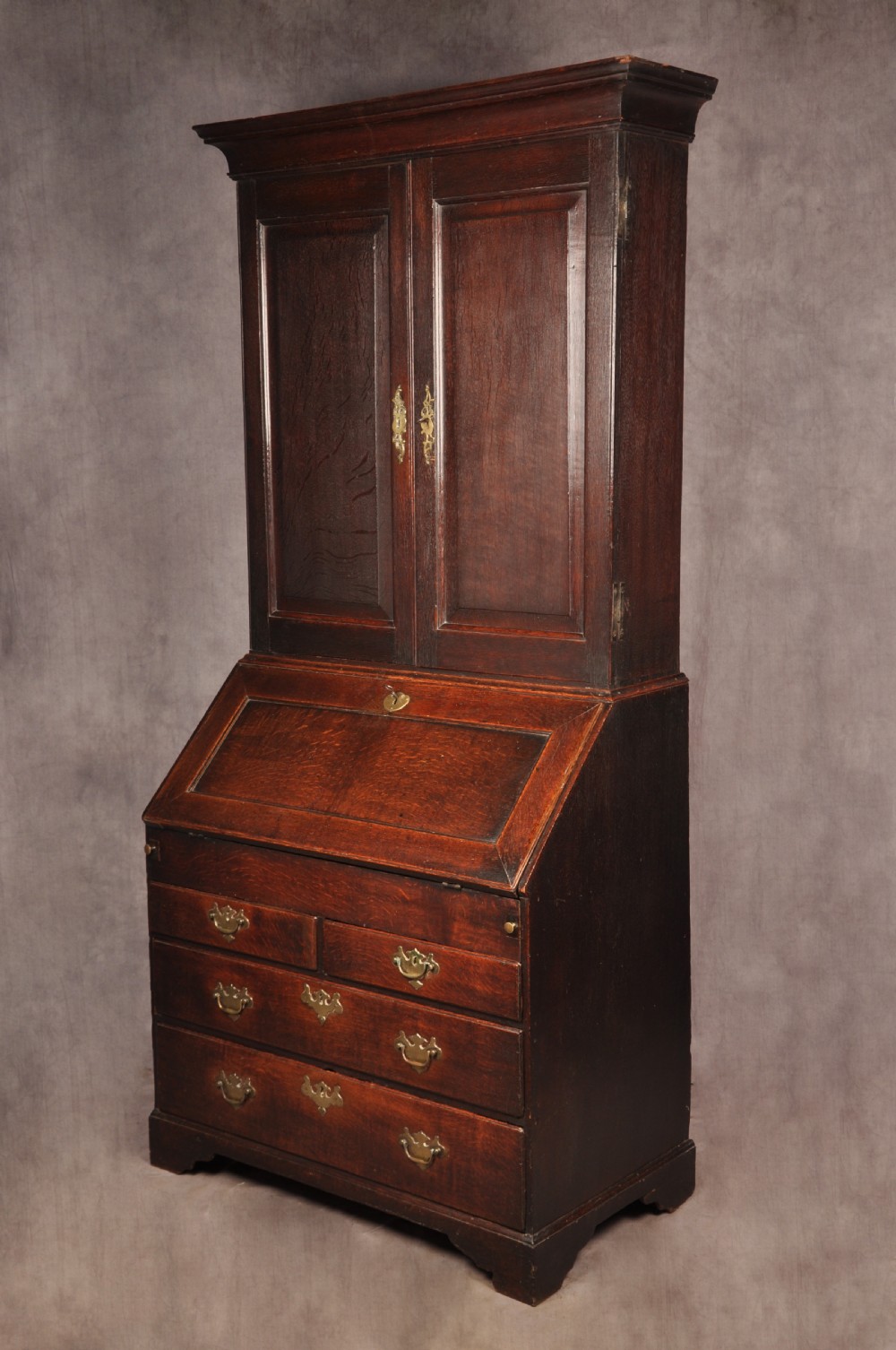Early 18th Century Oak Bureau Bookcase View IV