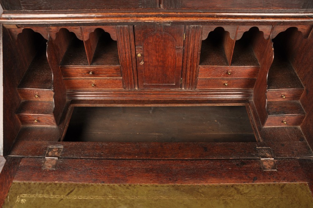 Early 18th Century Oak Bureau Bookcase View VI