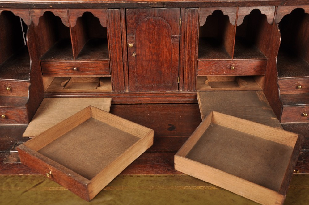 Early 18th Century Oak Bureau Bookcase View VII