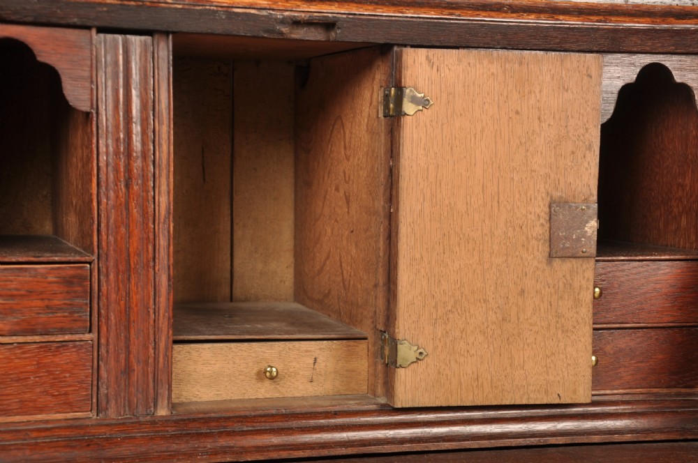 Early 18th Century Oak Bureau Bookcase View XI