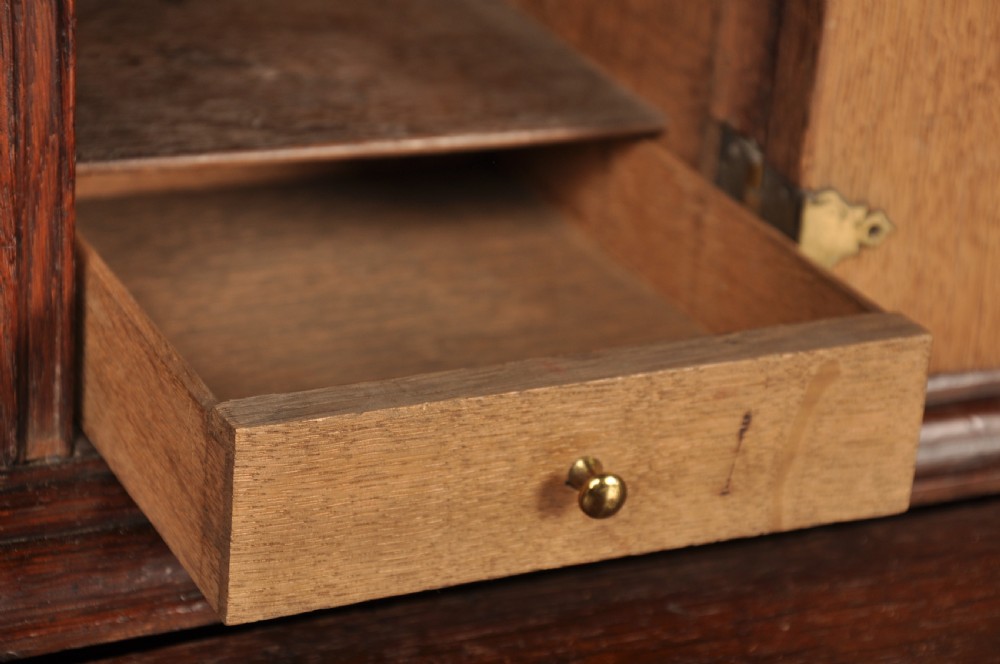 Early 18th Century Oak Bureau Bookcase View XIII