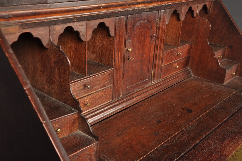 Early 18th Century Oak Bureau Bookcase View XIV