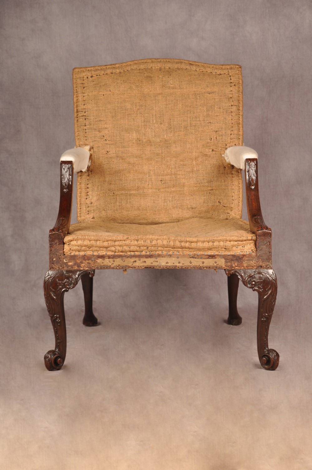 Fine 18th Century Chippendale Mahogany Gainsborough Armchair View II