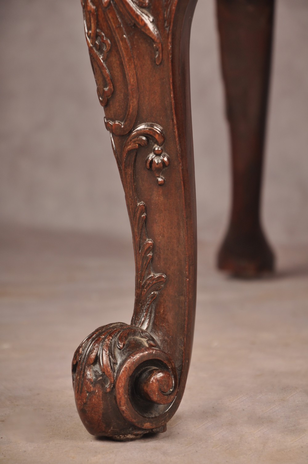 Fine 18th Century Chippendale Mahogany Gainsborough Armchair View IV