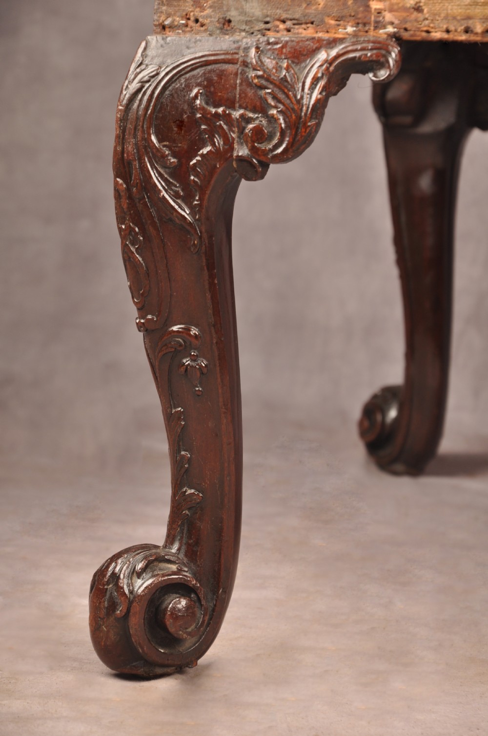 Fine 18th Century Chippendale Mahogany Gainsborough Armchair View IX