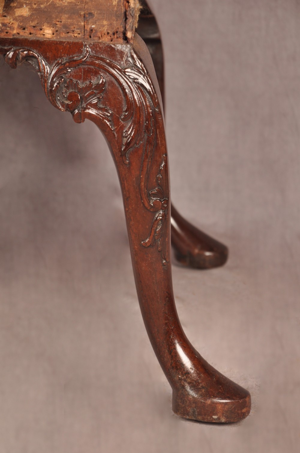 Fine 18th Century Chippendale Mahogany Gainsborough Armchair View X