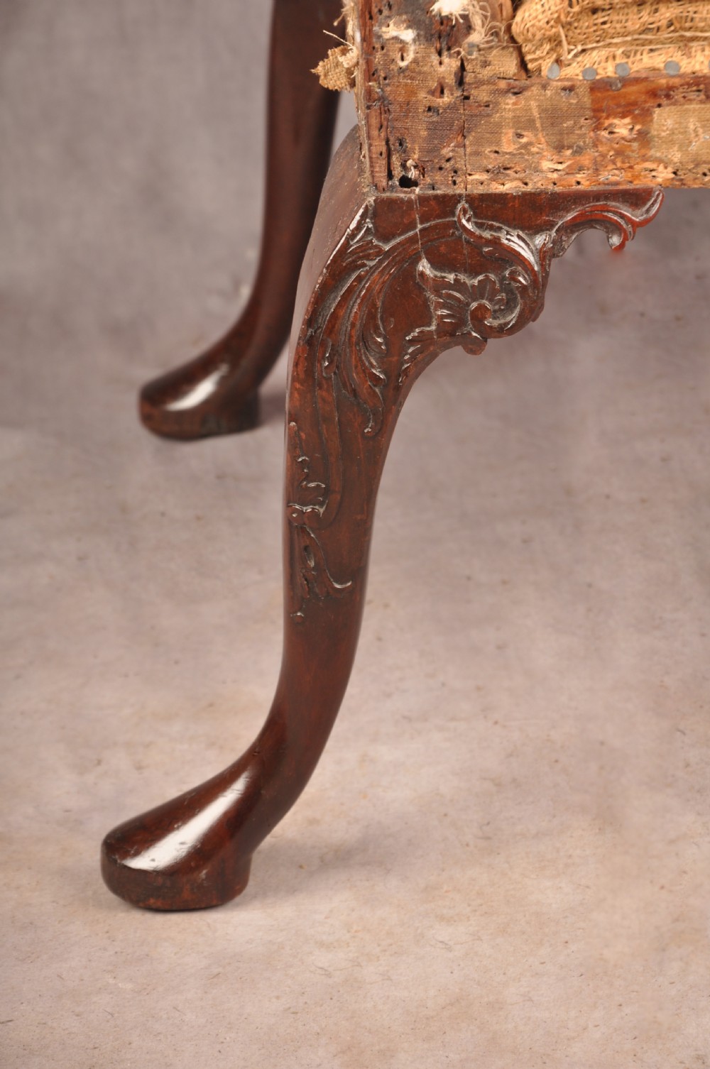 Fine 18th Century Chippendale Mahogany Gainsborough Armchair View XI