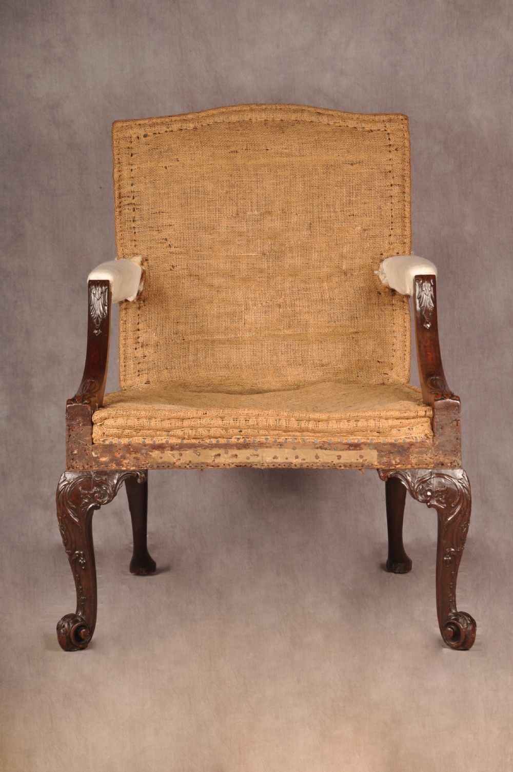 Fine 18th Century Chippendale Mahogany Gainsborough Armchair View XV