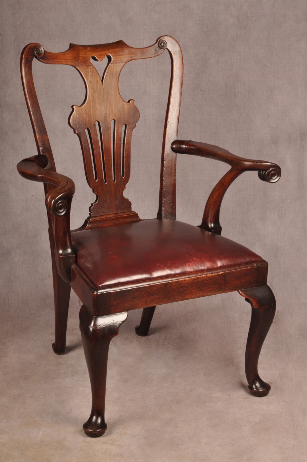 George II Walnut Armchair