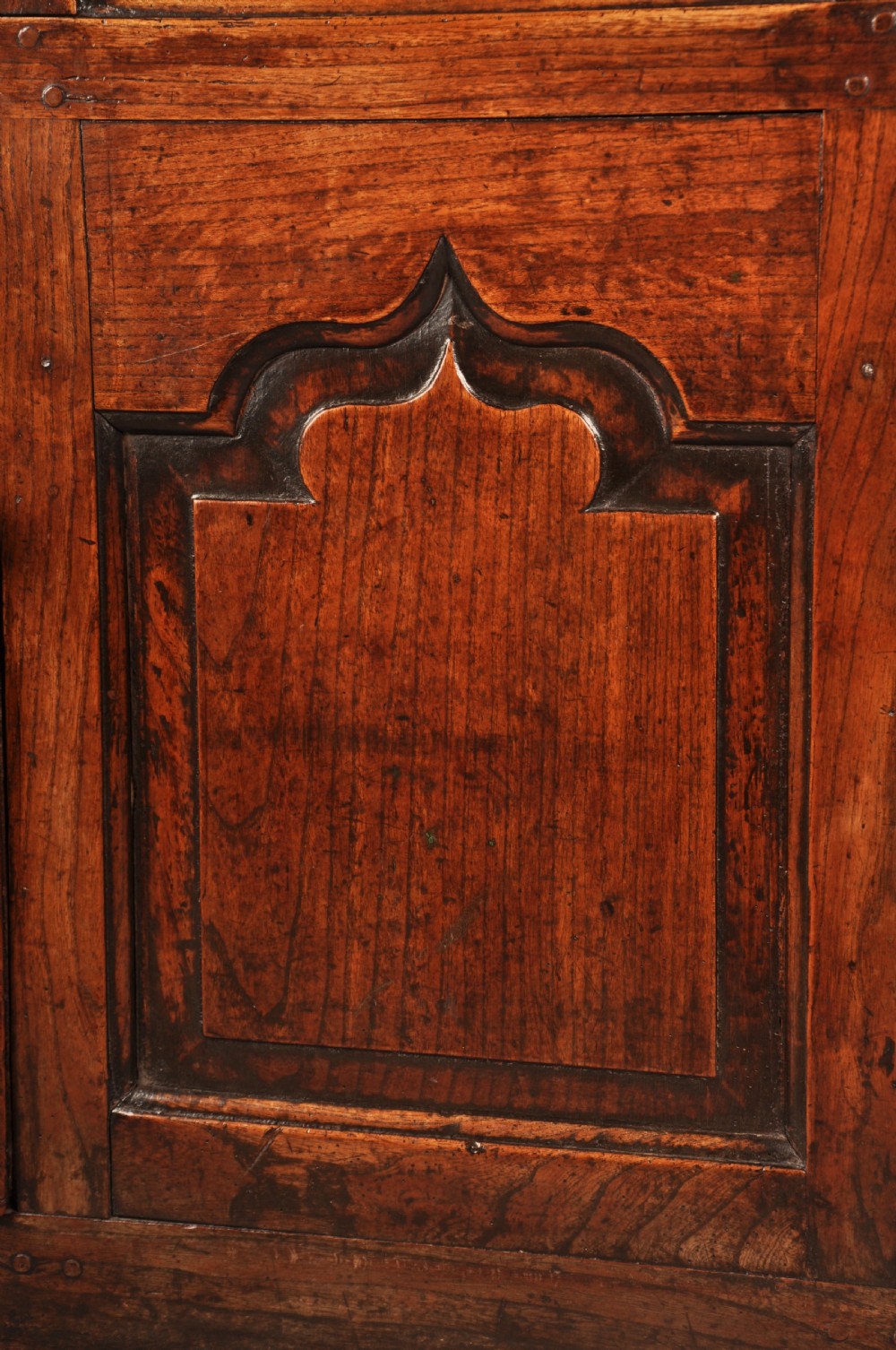 A rare mid 18th Century Welsh Elm Dresser Base View III
