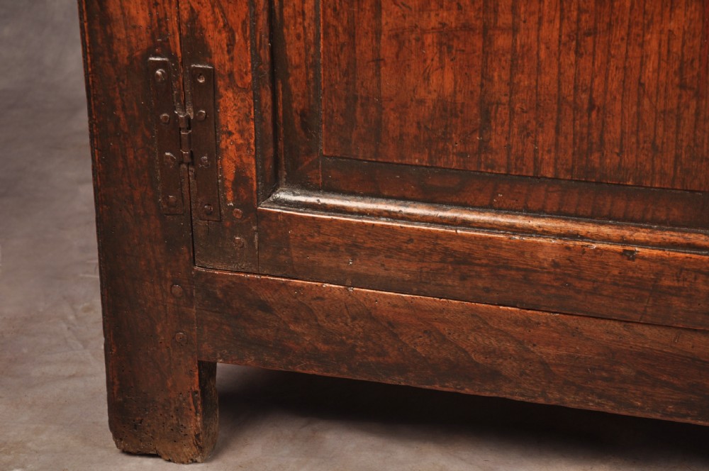 A rare mid 18th Century Welsh Elm Dresser Base View IX