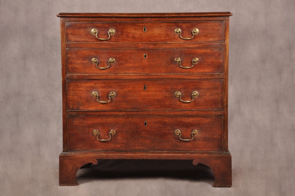 Small 18th Century Mahogany Chest Of Drawers