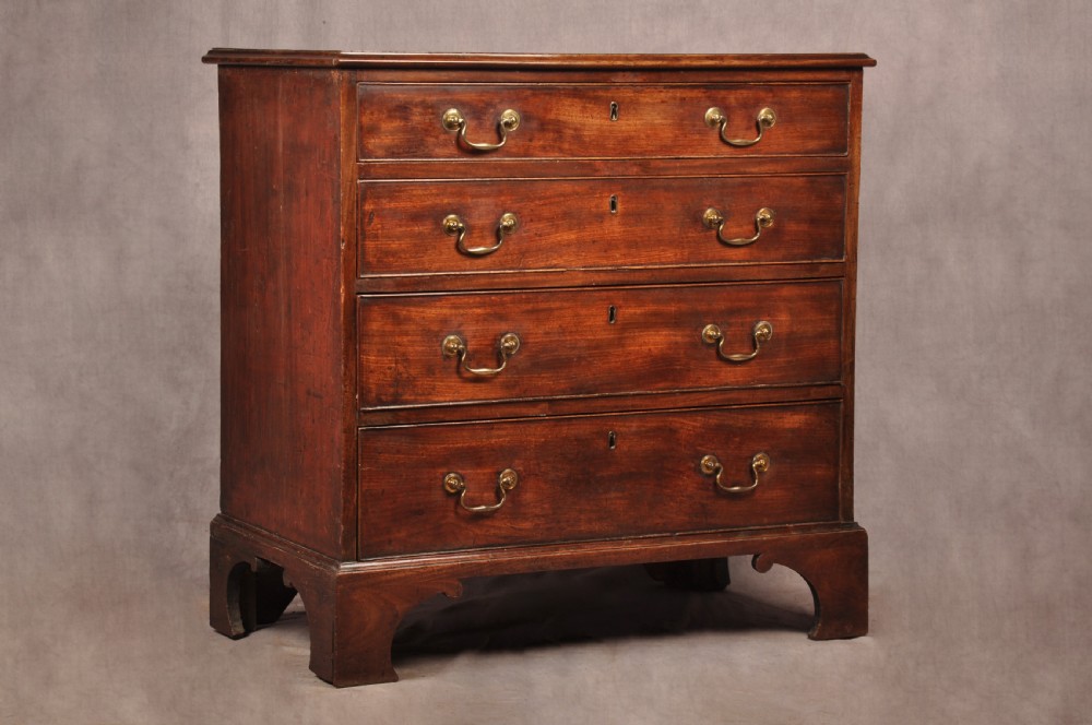 Small 18th Century Mahogany Chest Of Drawers View III