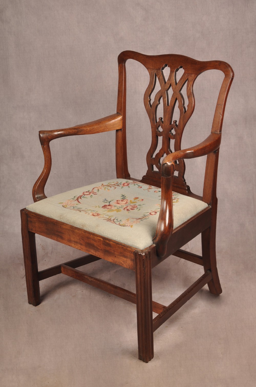 18th Century Mahogany Chippendale Armchair View III