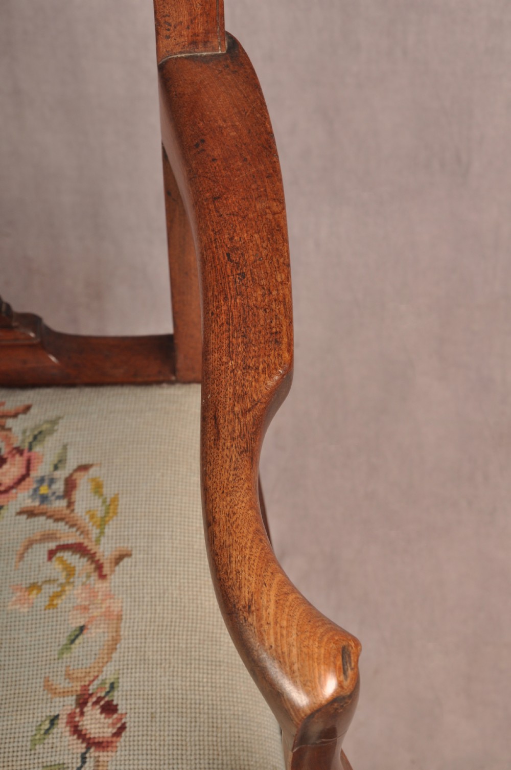 18th Century Mahogany Chippendale Armchair View V
