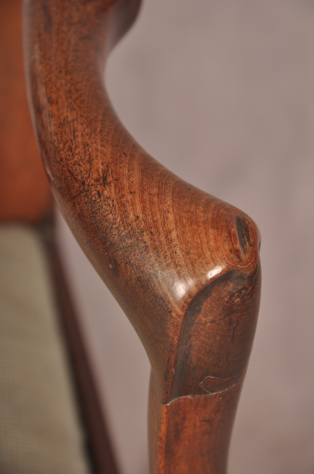 18th Century Mahogany Chippendale Armchair View VI