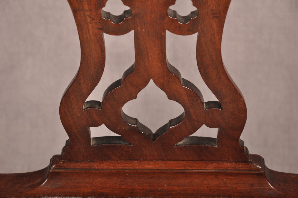 18th Century Mahogany Chippendale Armchair View XI
