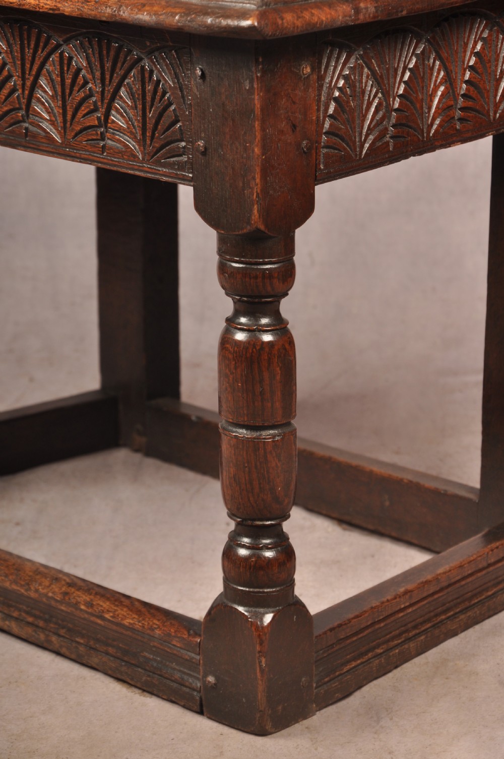 Early 17th Century Oak Wainscot Chair View IV