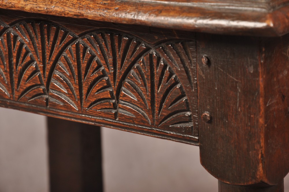 Early 17th Century Oak Wainscot Chair View VI