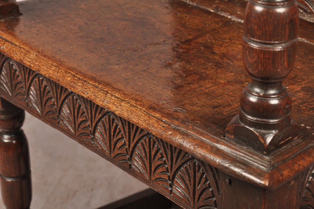 Early 17th Century Oak Wainscot Chair View VIII