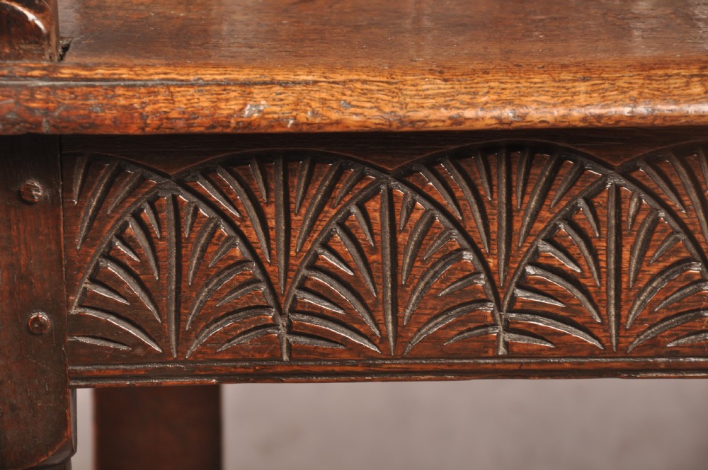 Early 17th Century Oak Wainscot Chair View XI