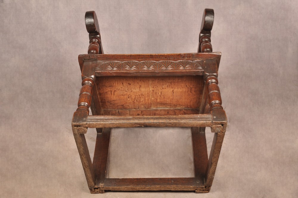Early 17th Century Oak Wainscot Chair View XIII