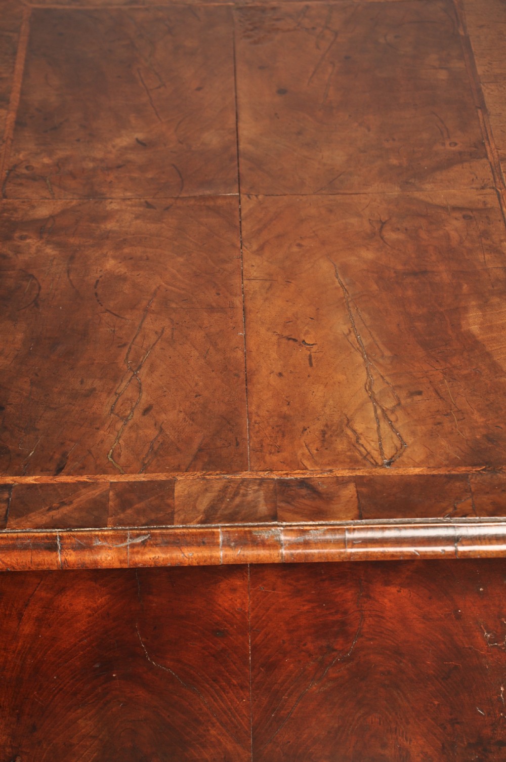 A Rare Early 18th Century Walnut Lowboy View XI