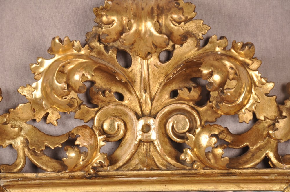 Fine 19th Century Florentine Mirror View II