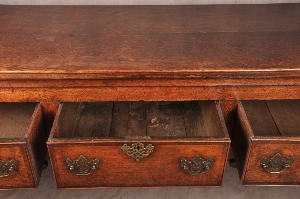 Early 18th Century Oak Dresser Base View V
