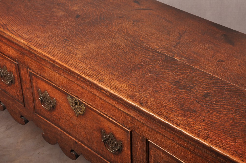 Early 18th Century Oak Dresser Base View XIII