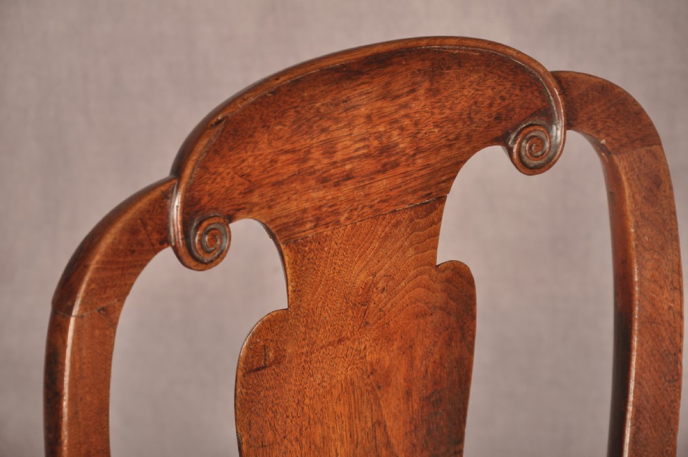 Fine George I Walnut Side chair  View V