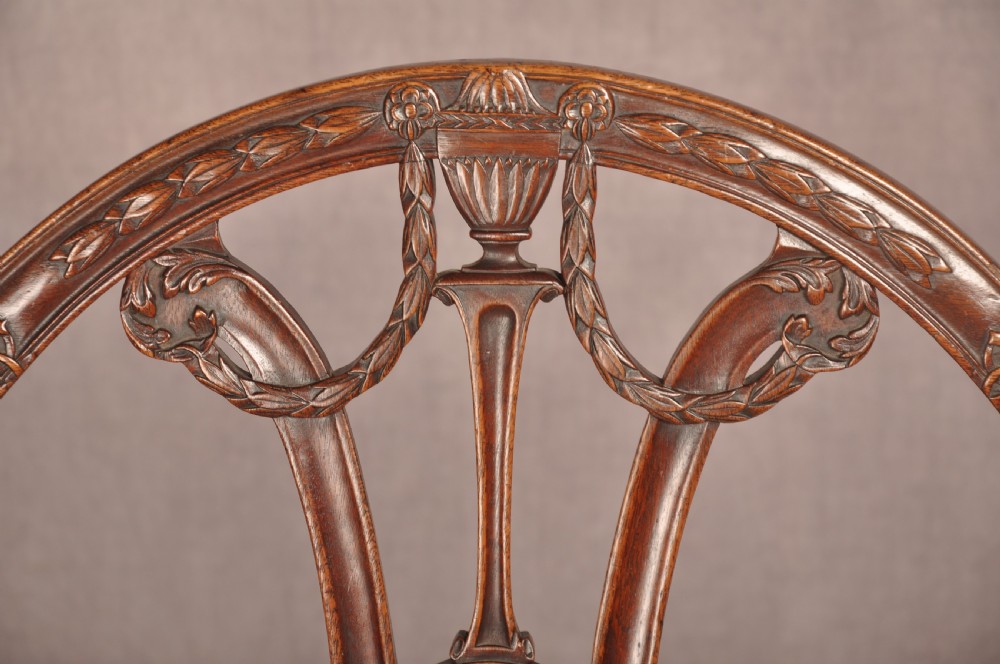 An Exceptional 18th Century Adam Mahogany Armchair View IV