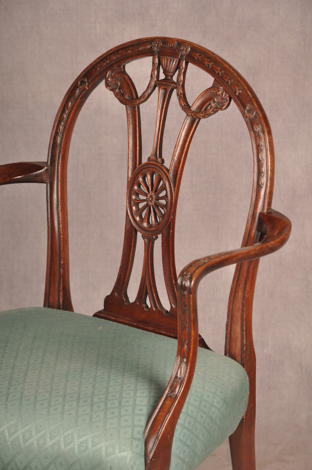 An Exceptional 18th Century Adam Mahogany Armchair View XIV