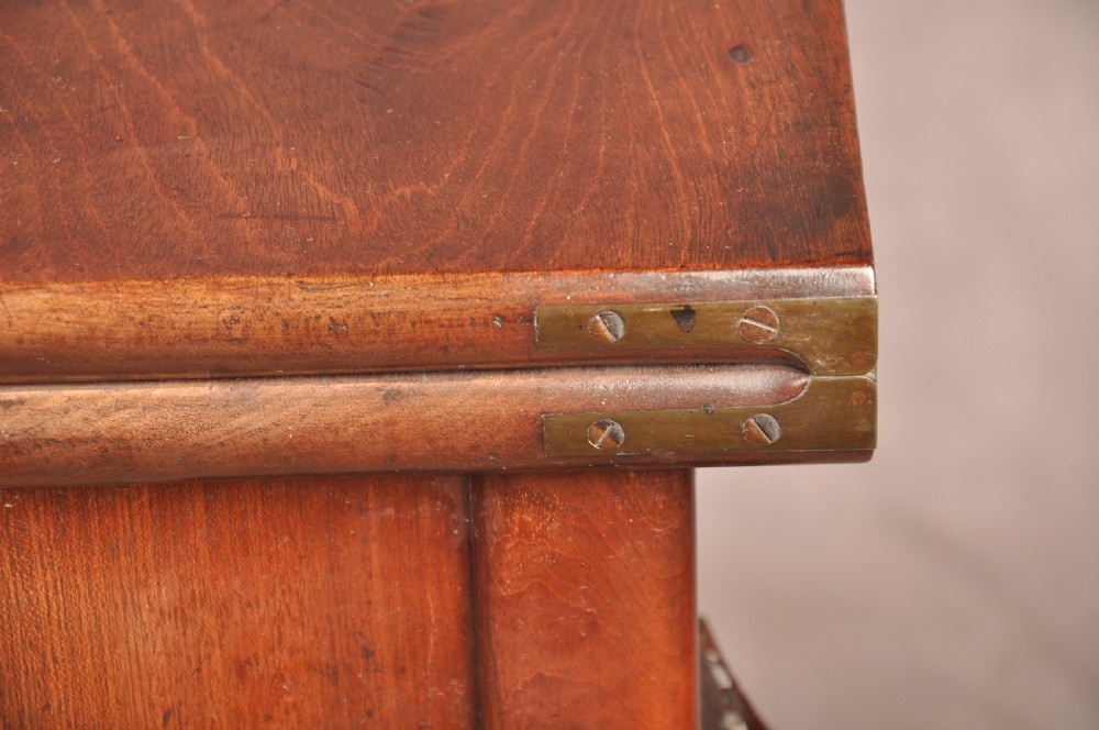 An 18th-century George II mahogany card table with a fold-over shaped top, a frieze drawer, and carved cabriole legs with claw-and-ball feet. View XIII