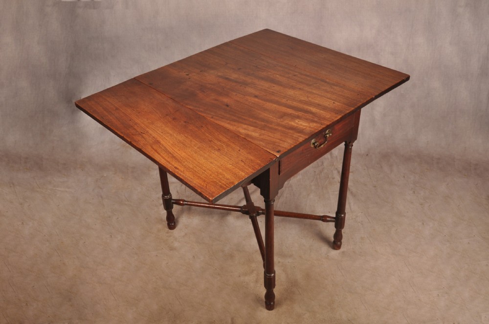 Beautiful Small 18th Century Mahogany Pembroke Table View VI