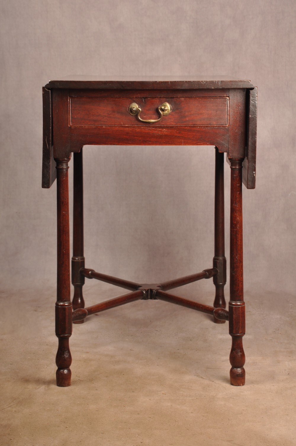 Beautiful Small 18th Century Mahogany Pembroke Table View VIII