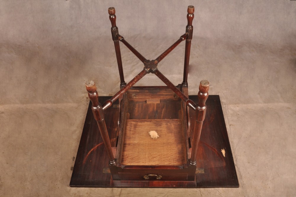 Beautiful Small 18th Century Mahogany Pembroke Table View XIII