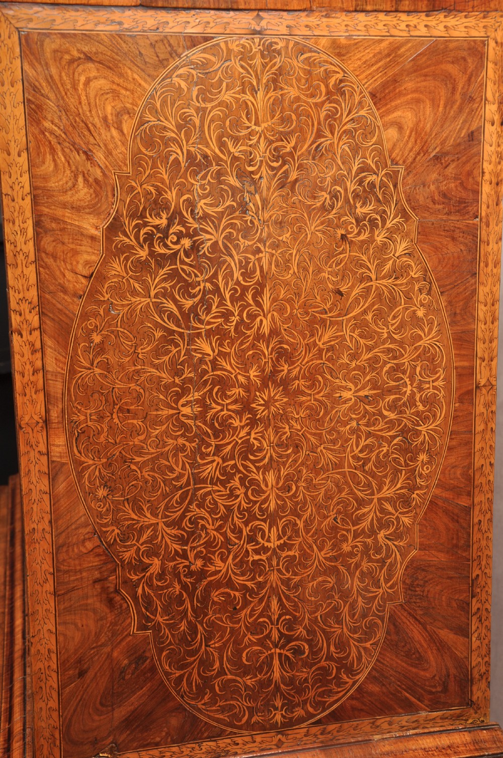 Important 17th Century Arabesque/Seaweed Marquetry Escritoire On Stand  View XXIV