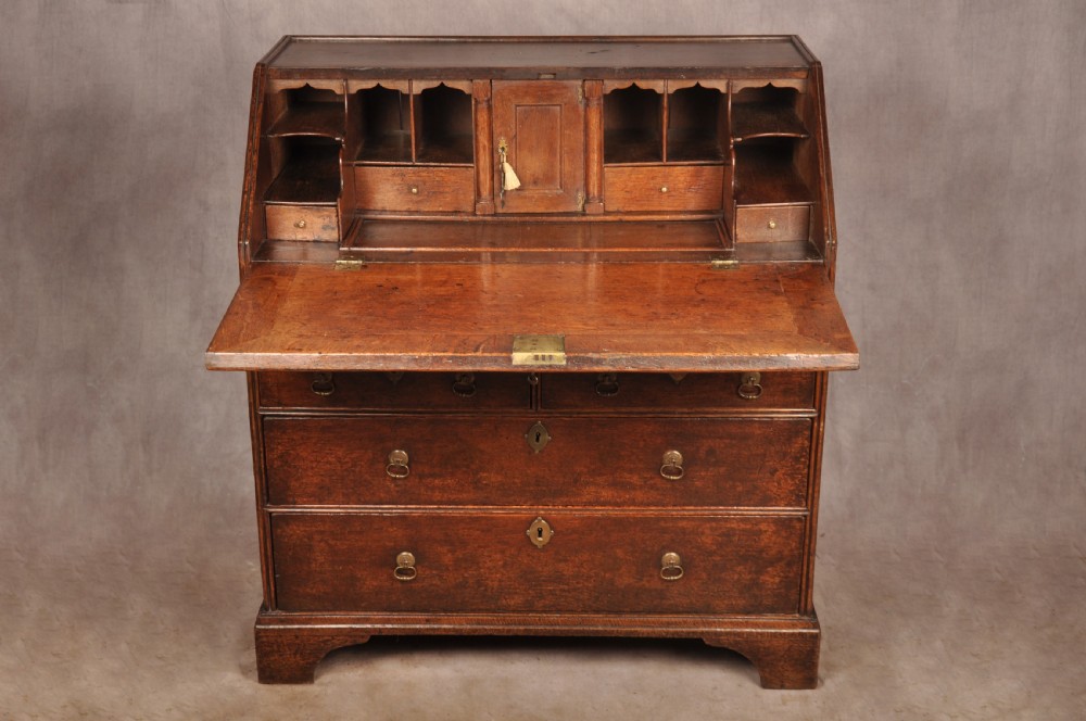 Queen Anne Oak Bureau View II
