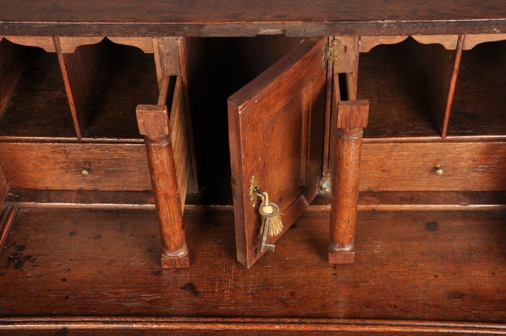 Queen Anne Oak Bureau View IV
