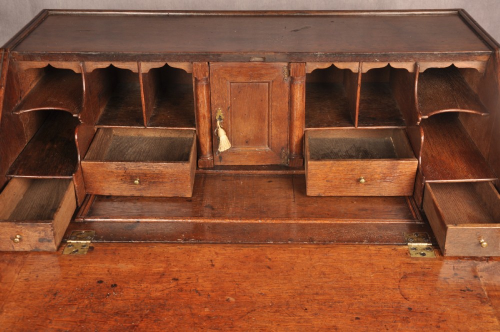 Queen Anne Oak Bureau View VI