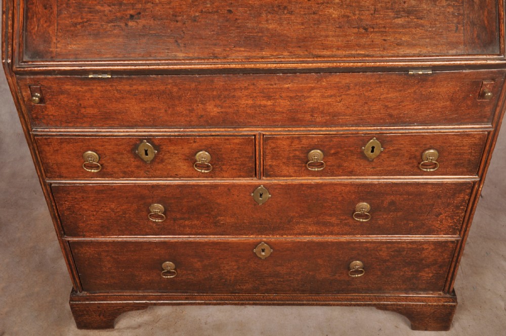 Queen Anne Oak Bureau View XIII
