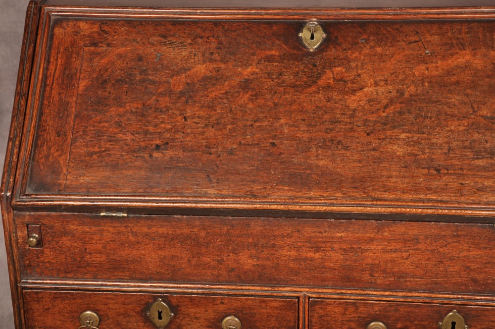 Queen Anne Oak Bureau View XIV